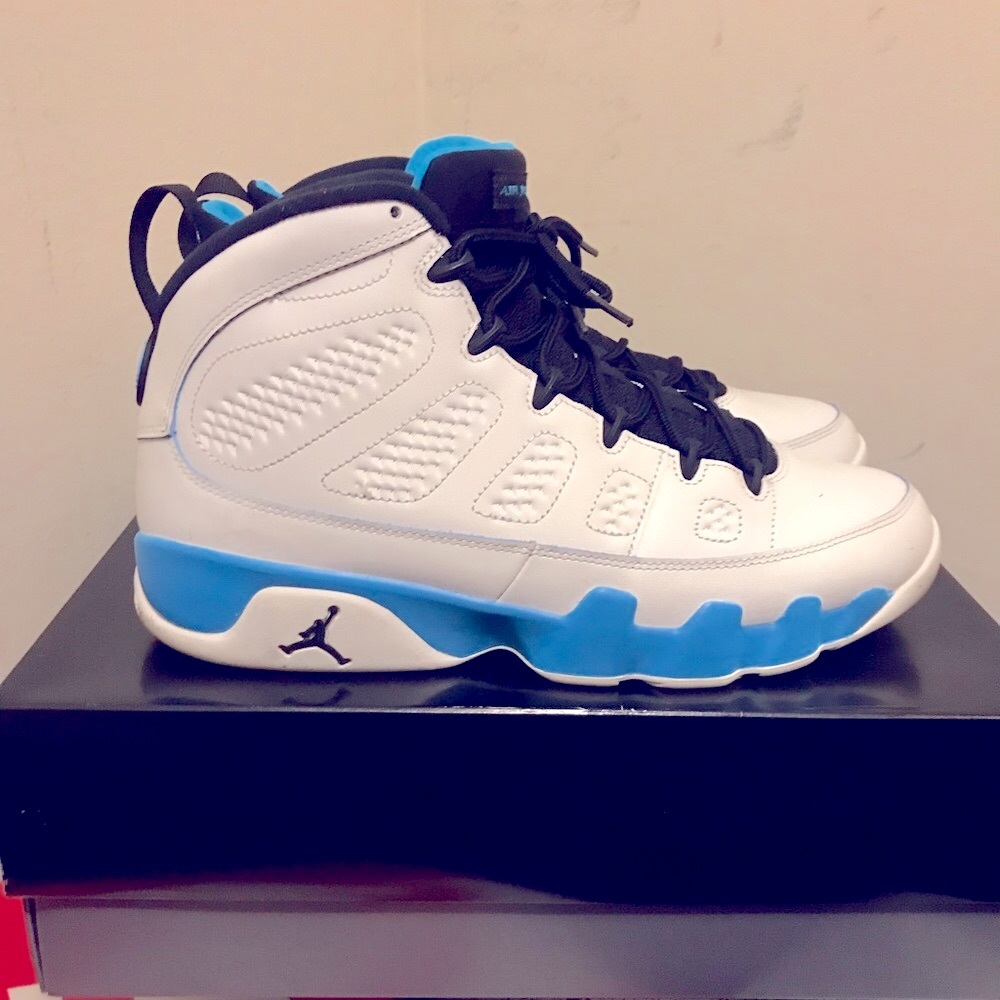 RETRO 9 POWDER BLUE💯🏀